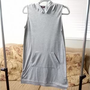 Laugh Out Loud Always Women's Grey Hoodie Dress